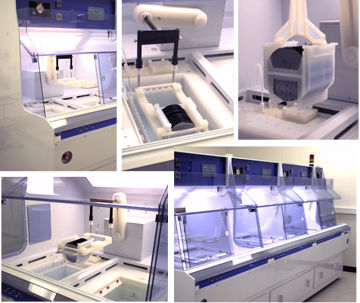 The BOC Edwards CME semi auto wet stations encompass many LoEx features including FM approved 4190 materials, and Acid and solvent resistant process controls