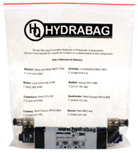 Hydraulic component bag