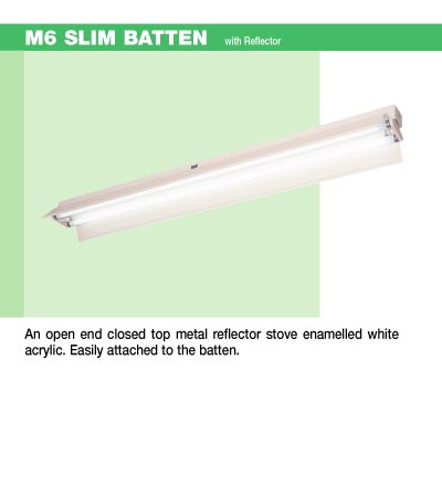 M6 Slim Batten with reflector