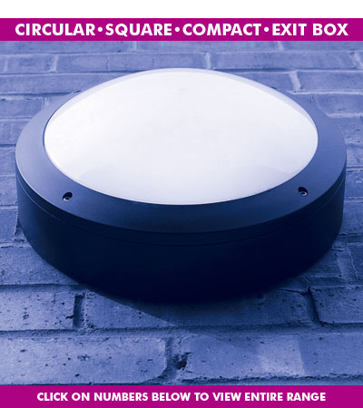 Circular, Square, Compact, Exit Box