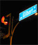 LED-illuminated street sign