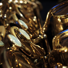 A brass instrument's keys