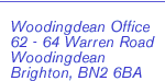 Woodingdean Office, 62-64 Warren Road, Woodingdean, Brighton, BN2 6BA