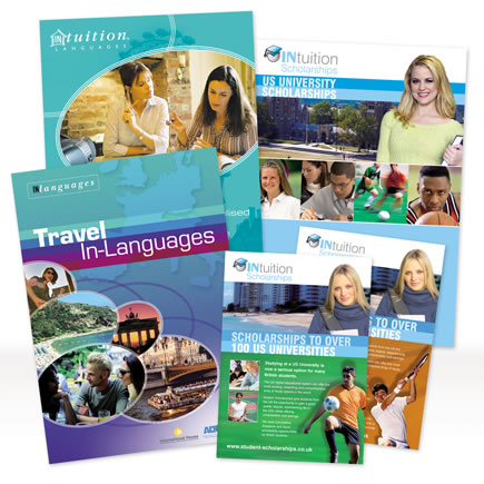 IN Languages brochures and flyers